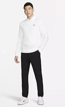 Nike TW Tiger Woods Men`s Knit Golf Knit Sweater, White, 2XL at